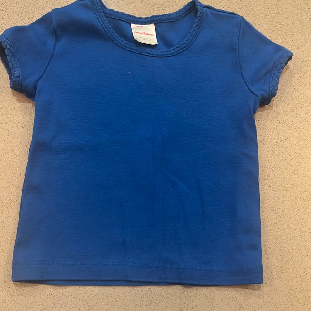 Hanna Andersson Blue Basic Tee